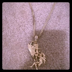 Gold St Michael piece very nice